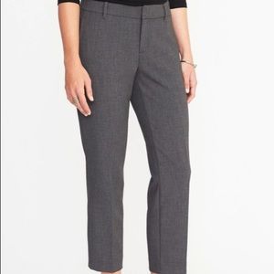 Old Navy Mid Rise Harper Gray Dress Pant